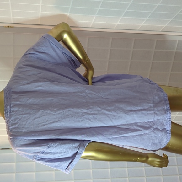 DAILY PRACTICE BY ANTHROPOLOGIE V-NECK SHORT-SLEEVE TEE TUNIC TOP - Picture 4 of 4